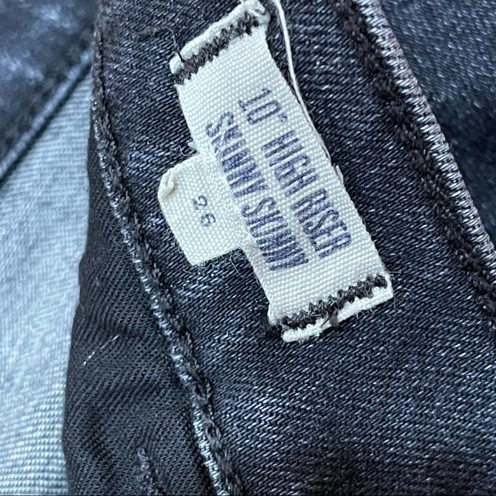 Madewell 10” High Rise Skinny Jeans Sz 26 MINT - Picture 8 of 13